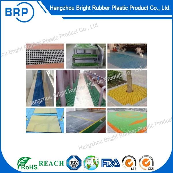 Corrosion Resistant Frp Animal Floor Grating Reinforce Walkway Fiberglass Grating