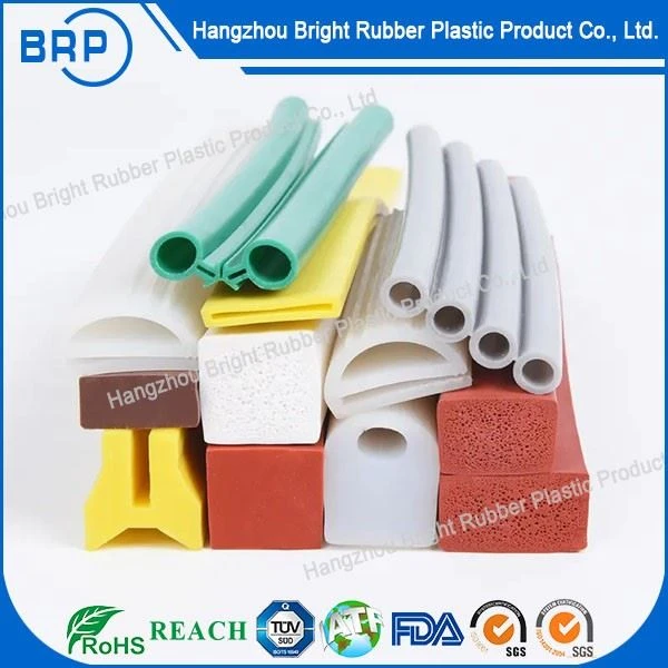 EPDM/NBR/Silicone Waterproof Soft Soundproof Extrusions Rubber Sponge Hollow Profiles
