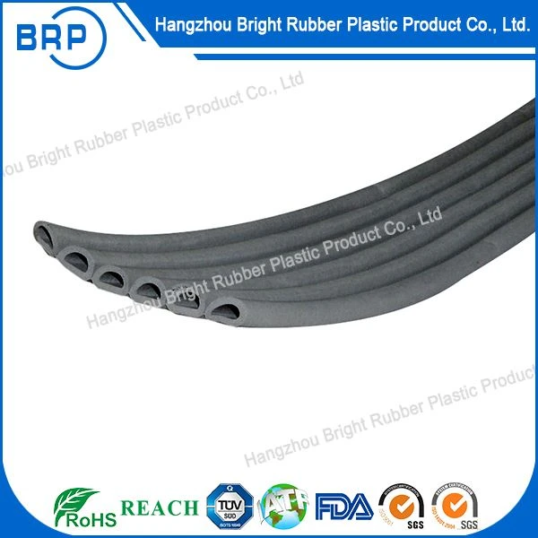 EPDM/NBR/Silikon Kalis Air Lembut Penyemperitan Span Getah Profil Berongga