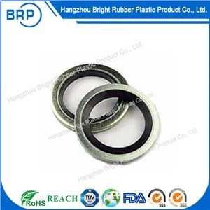 NBR FKM Steel Rubber Metal Seals Washers