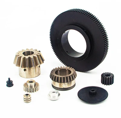 Plastik Nylon Kecil Pinion Keluli Logam Borong Spur Forging Steel Metal CNC Gear Mesin Besar